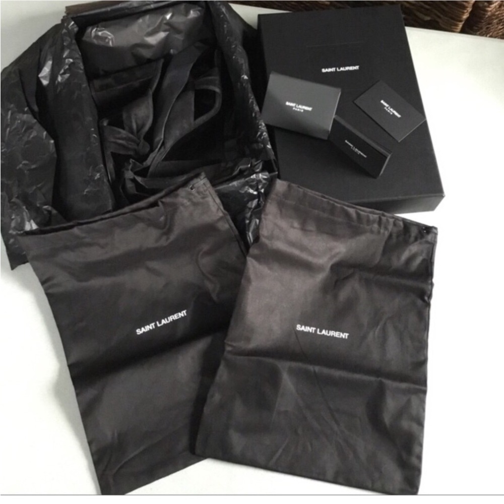 SAINT LAURENT AUTHENTIC LÓBULO 100 mm SUEDE MULE SANDALS NERO EURO SIZE 38.5B - Picture 15 of 16